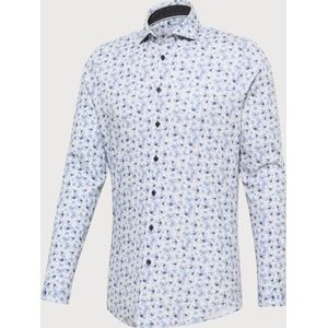 Blue Industry - 2726.22 - Overhemd - Grijs - Bloemenprint