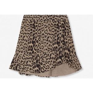 Alix The Label Animal ruffle skirt