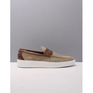 Giorgio Loafers heren relax antilope-bouvier taupe suede comb