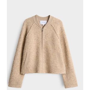 Opus - Delny - Gebreid Damesvest - Zand