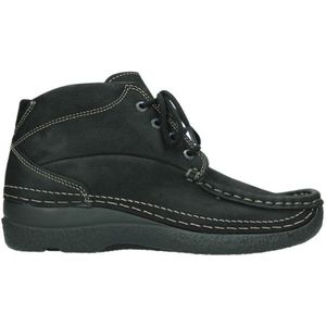 Wolky - 04700-Jump - Veterschoenen - Blauw - Rubber Zool - Uitneembaar Voetbed