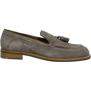 Hackett London - FC Tassel - Loafers - Taupe - Suede Leer