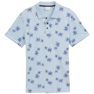 Tom Tailor - Polo Pique SS - Blauw - Poloshirt