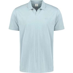 No Excess - Polo V Solid Stretch - Poloshirt - Ice