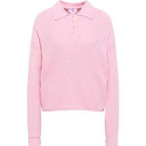 Mymo - Blonda - Gebreide Polo - Roze
