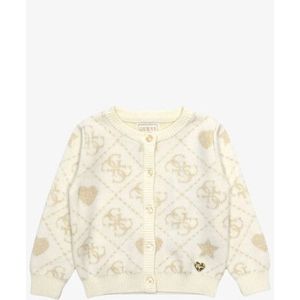 Guess - Gebreid Vest - Goud - All-over Print