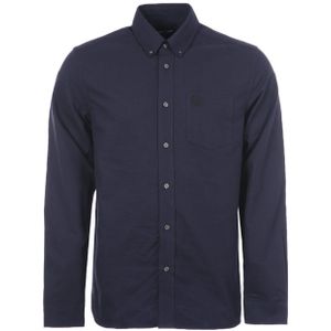 Fred Perry - Brushed Oxford Shirt - Navy - Overhemd