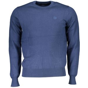 Sweater - Blauw - Classic Fit - Crew Neck - Langsleeve