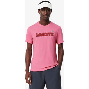 Lacoste - Ultra Dry - Sport T-shirt - Roze - Katoen