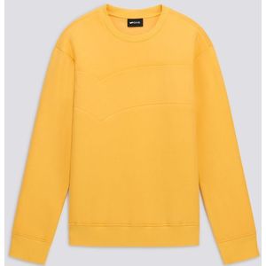 Herenmosterdgele SWEN LOGO EMB.BRAND. Trui