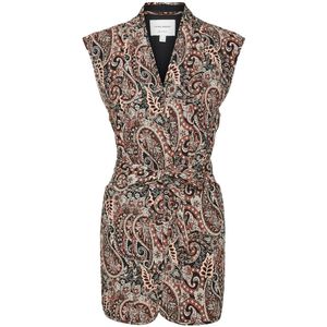 Vero Moda Vmmable magda sl long waistcoat wv brique