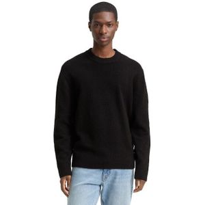 Tom Tailor - Basic Boucle Crew Neck Knit - Truien