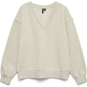 Vero Moda Vmdaisy pearl v-neck sweat jrs ga b