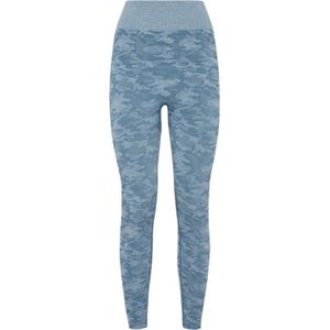 Plein Sport - Seamless Sport Leggings - Blauw - Hoge Tailleband - Naadloze Constructie