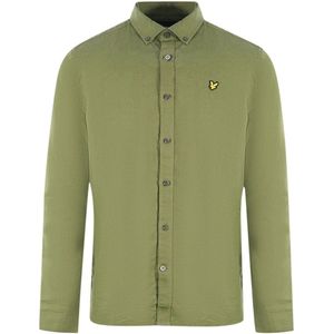 Lyle & Scott - LW1110V Z597 - Oxford Shirt - Groen - Slim Fit