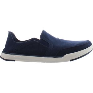 Clarks - Step Isle Row - Herenschoenen - Blauw - Synthetisch