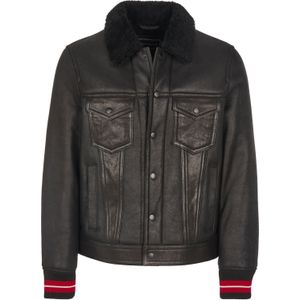 Tommy Hilfiger - RE0RE00038002 - Leren Jasje - Zwart