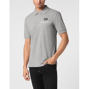 Philipp Plein - Polo Shirt Iconic Plein - Grijs - Katoen