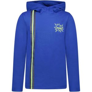 B.Nosy Jongens hoodie met verticale streep boom cobalt