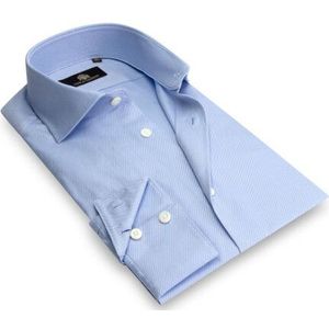 Circle of Gentlemen Limar twill fijn geweven streepdessin 100% co