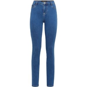 Philipp Plein - High Waist Jegging - Blauw - Katoen