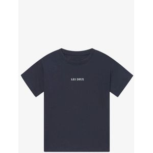 Les Deux - Dexter T-shirt - Dark Navy - Katoen - Slim Fit