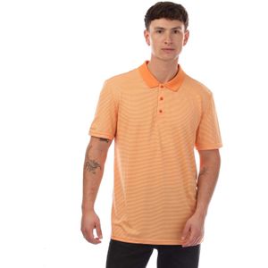 Lyle And Scott - Golf Microstripe - Poloshirt - Oranje