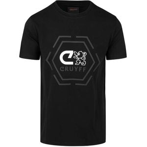 Cruyff T-shirt kane tee zwart