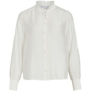 Vila - Vimalima - Blouse - Wit - Lange Mouwen