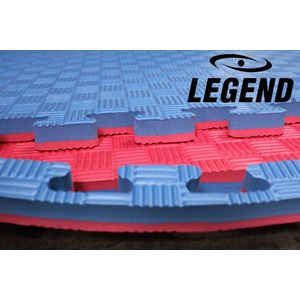 Legend Sports Legend puzzelmat sportvloer | 100 x 100 x 2 cm | blauw / rood