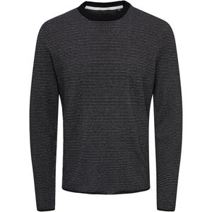 ONLY & SONS Gestreepte Trui ONSNIGUEL Zwart