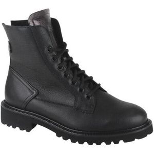 Durea - 9769 K - Hoge Sneakers - Zwart - Dames Veterboots