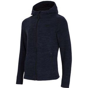 4F - H4Z22 - Hoodie - Zwart - Volledige Ritssluiting - 4FWarm Technologie