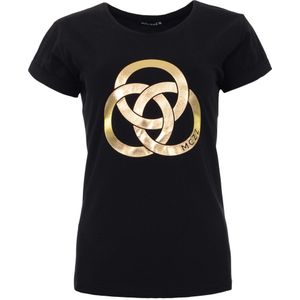 MAICAZZ Yssa t-shirt black-gold sp23.75.021