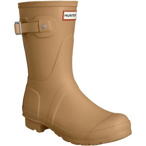 Hunter - Korte Wellington Laarzen - Gravel/Biscuit - Natuurlijk Rubber
