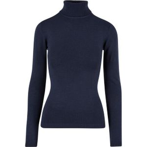 Urban Classics Dames gebreid schildpad hals sweatshirt