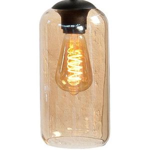 Highlight Moderne glazen fantasy bell e27 hanglamp amber
