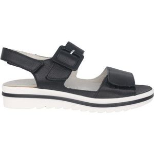 Waldläufer - Hakura - Dames Sandaal - Zwart - Leer