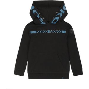 Koko Noko Jongens hoodie met petrol details