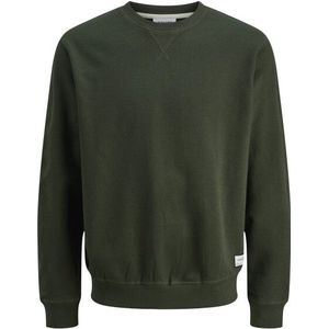 Jack&Jones - Jjgrady - Sweatshirt - Groen - Ronde Hals - Lange Mouwen