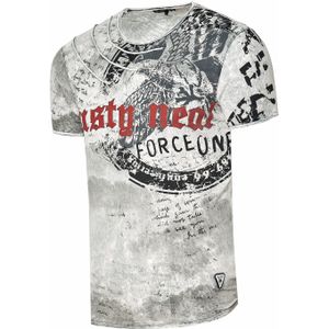 Rusty Neal - T-shirt - Gewassen - Heren - Normale Pasvorm - Rondhals