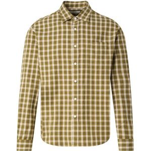 NN07 - Groen Geruit - Overhemd - Lange Mouwen - Katoen en Polyester