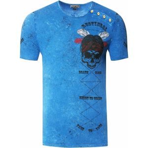 Rusty Neal - T-Shirt - Katoen - Rondhals - Normale Pasvorm