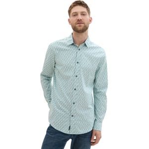 Tom Tailor Fitted printed stretch shirt