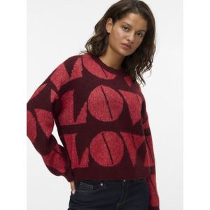 VERO MODA - VMLOVE LS O-NECK PULLOVER BOO - Dames - Gebreide Pullover