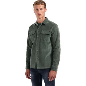 Overshirt - Velvetstof - Knoopsluiting