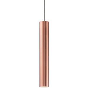 Ideal Lux Look hanglamp moderne koperen hanglamp van metaal 6 x 6 x 140 cm gu10 fitting