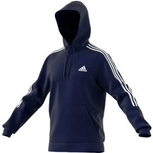 Adidas - Essentials 3 Stripes - Fleece Hoodie - Zwart
