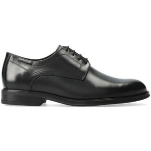Mephisto Kevin - Heren Veterschoen - Zwart - Leer