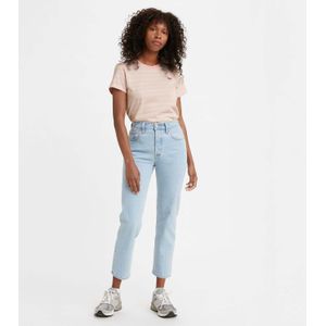 Levi's - 501 Crop - Jeans - Lichtblauw - Hoge Stijging